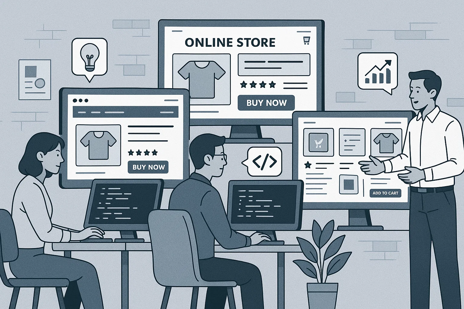 チームによるECサイト制作